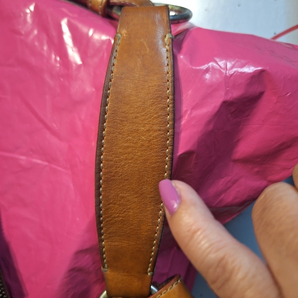 Dooney & Bourke Black  Leather Trim Shoulder Bag - Picture 10 of 13